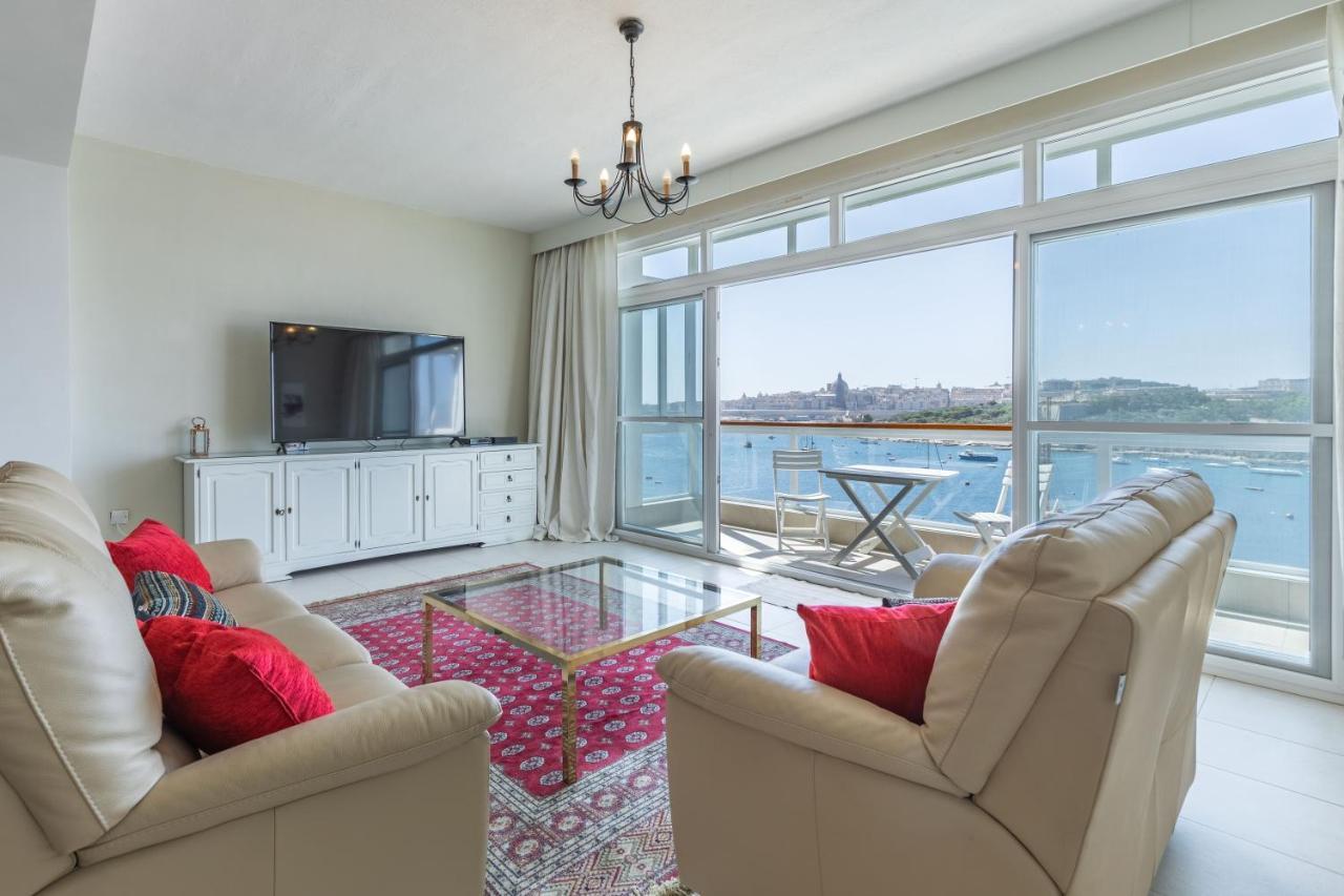Stunning - Seafront 3-Bedroom 6Th Floor Sliema Ngoại thất bức ảnh